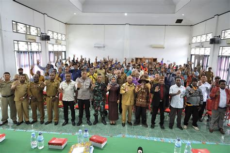 pemerintah kabupaten sarmi adakan dialog bersama masyarakat adat sarmi