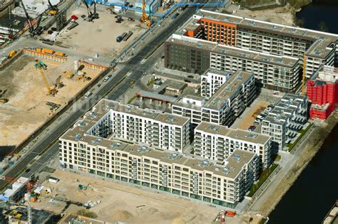 Luftbild Berlin Neubau Wohn Und Gesch Ftshaus Viertel Des Projekts