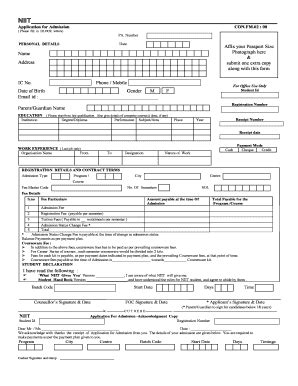 Fillable Online Please Fill In BLOCK Letters Fax Email Print PdfFiller