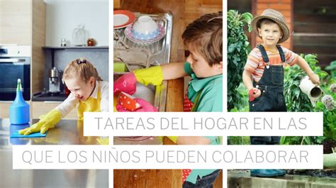 Las principales 5 tareas del hogar en las cuales los niños colaboran