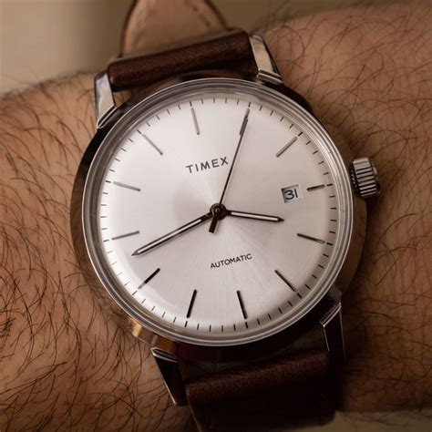 Timex Marlin Automatic Watch Hands On Exclusive Debut Ablogtowatch