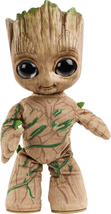 Marvel Groot Inch Plush Figure Groovin Groot Dancing And Talking