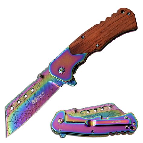 Golden Cleaver Pocket Knife Elite Op Knives