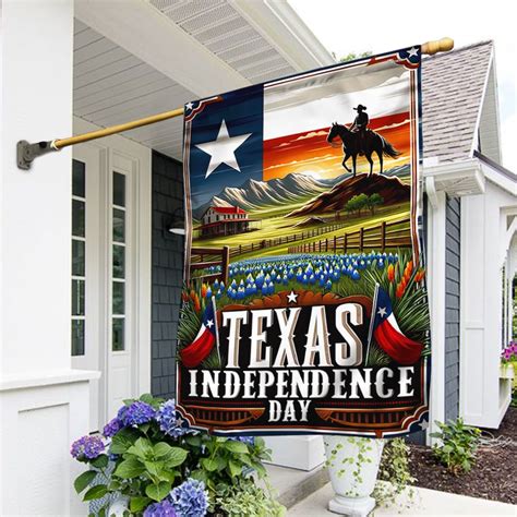 Texas Independence Day Flag TQN2372F - Flagwix