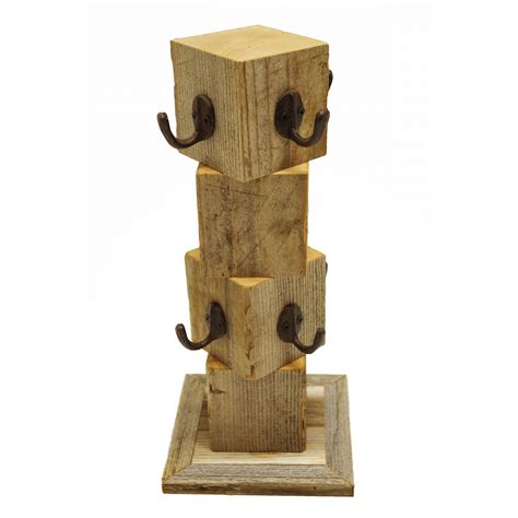 Wooden Mug Tree Display Rack 8 Cup Stand – AllBarnWood