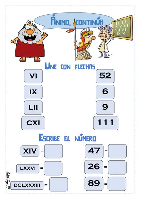 Actividad Online De N Meros Romanos Para Activities