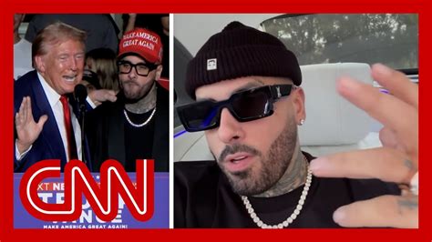 Puerto Rican Superstar Nicky Jam Withdraws Trump Endorsement Youtube