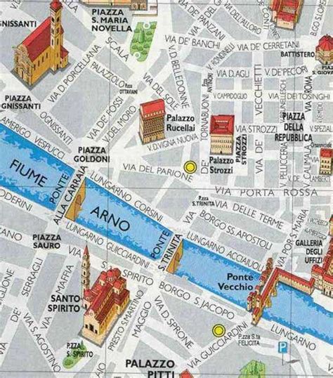 Map Of Italian Cities Florence