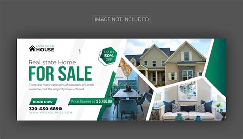 Premium Psd Dream Home For Sale Real Estate Facebook Cover Design