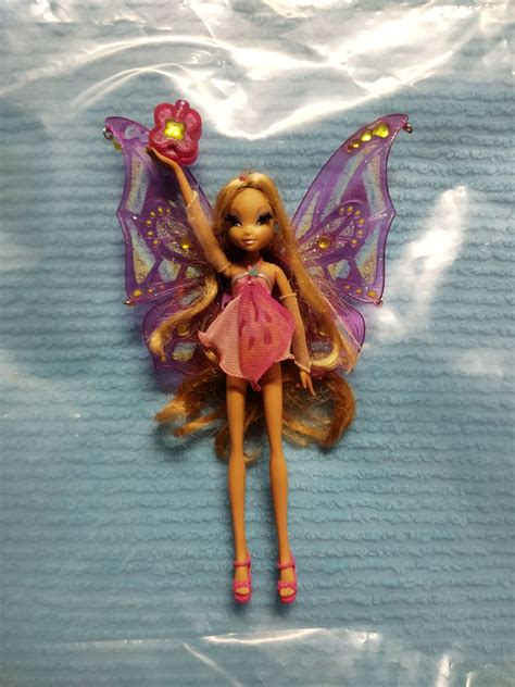 Winx Club Believix Flora Flying Pixie Doll Enchantix 2 Santa Iria De