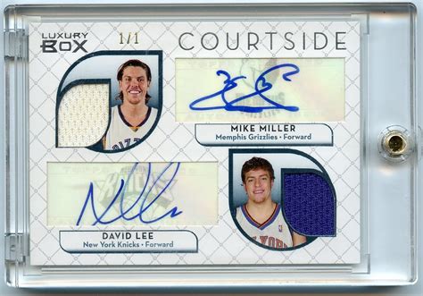 Topps Luxury Box Courtside Dual Relics Autographs Flickr