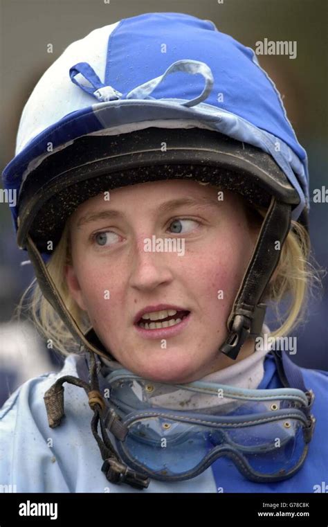 Apprentice Jockey Dawn Watson Stock Photo Alamy