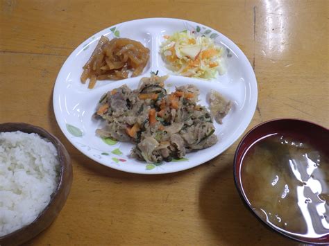 4月25日 夕食 山のふるさと合宿 かじかの里学園