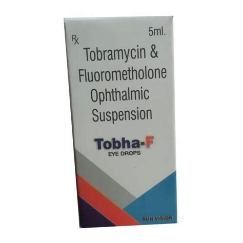 Tobramycin And Fluorometholone Ophthalmic Suspension Eye Drop 5 Ml At