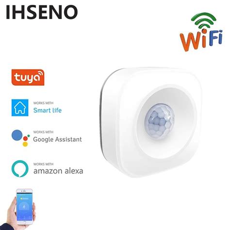 Ihseno Tuya Sensor De Movimiento Pir Inal Mbrico Para El Hogar