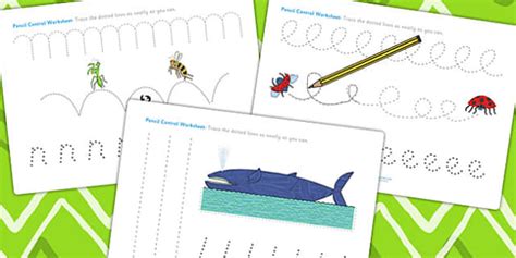 Free Pencil Control Sheets To Support Teaching On The Bad Tempered