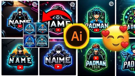 How To Create A Gaming Logo From Ai Like A Gaming Logo Kaise Banaye L