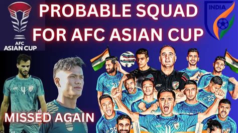 Igor Stimac Announced India S Probable Squad For The Afc Asian Cup