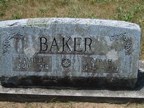 Sarah Capehart Baker 1845 1906 Homenaje De Find A Grave