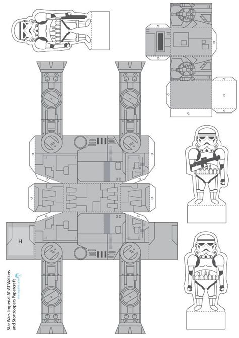 Star Wars Papercraft M Gulin Papercrafts Prints And More Star