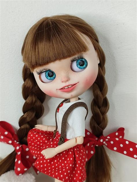 Custom Blythe Doll With Braids By Dollbynoris Dollycustom