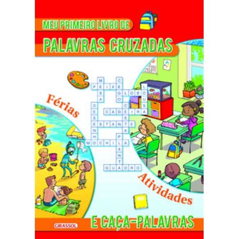 Meu Primeiro Livro de Palavras Cruzadas e Caça Palavras Vermelho