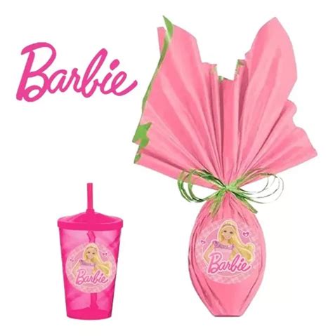 Ovo De Páscoa Barbie Infantil Copo 500ml MercadoLivre