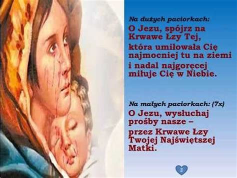 Koronka Do Krwawych Łez Matki Bożej