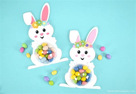 Easter Bunny Candy Holders Svg Cut Files Easter Bunny Svg Etsy