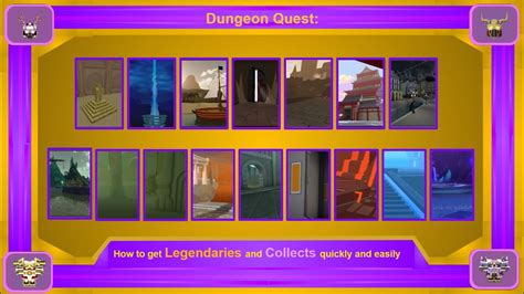 How To Get Legendaries And Collects Quickly And Easily Dungeon Quest