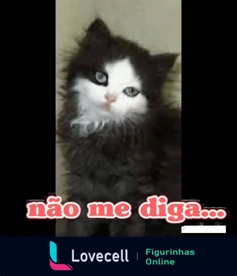 Figurinha Figurinha não me diga para WhatsApp Lovecell