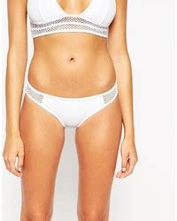 White Mesh Bikini Pants For Women Lookastic