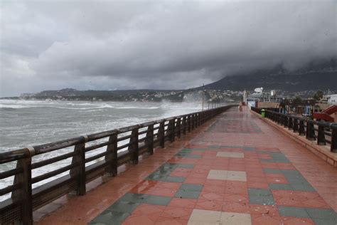 La Aemet Activa La Alerta Naranja En Dénia Vuelve La Lluvia Y El