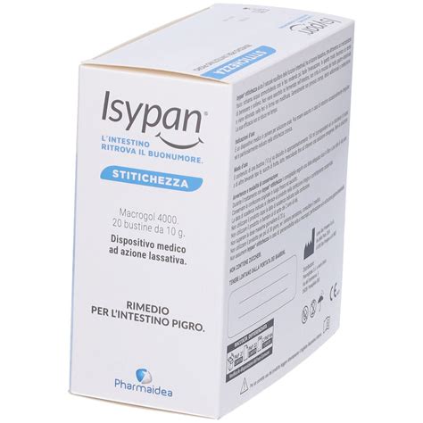 Isypan Stitichezza Macrogol 4000 Bustine 20 Pz Redcare