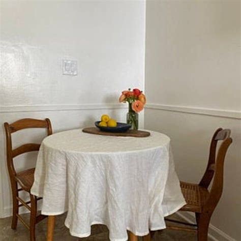 Linen Tablecloth Round Linen Tablecloth Extra Large Round Tablecloth In