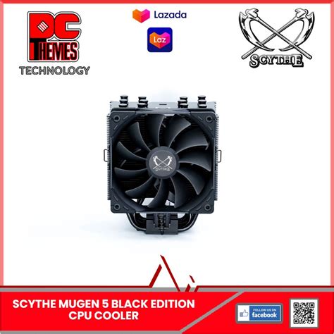 Scythe Mugen 5 Black Edition Cpu Cooler Lazada Singapore