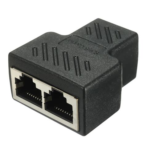 Rj45 1 To 2 Splitter Connector Lan Ethernet Network Rj45 Splitter