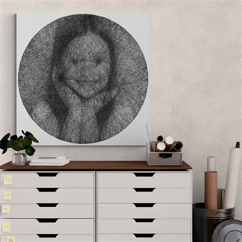 Personalized String Art Portrait Thread Portrait Gift For Everyone