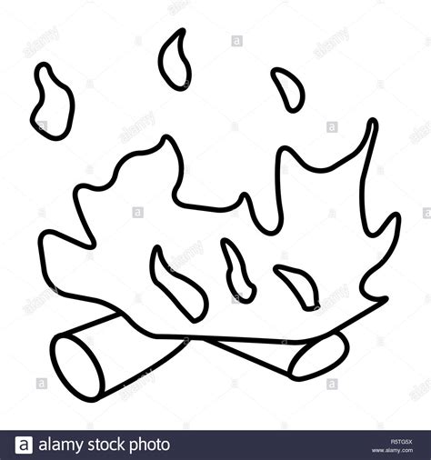 Flames vector Black and White Stock Photos & Images - Alamy