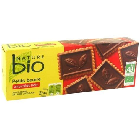 Nature Bio Petit Beurre Tablette Chocolat Noir G Lot De