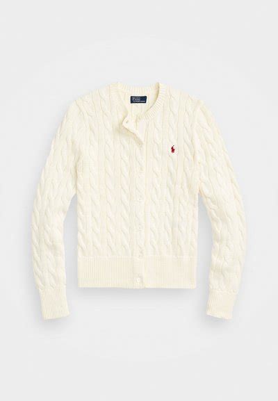 Polo Ralph Lauren Cable Knit Cotton Crewneck Cardigan Kardigán