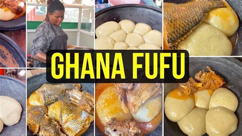 Ghana Authentic Pounded Fufu With Goat Light Soup Ghana Travel