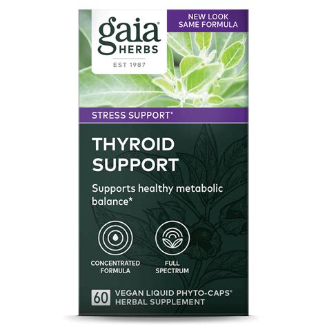 Thyroid Support Supplement Gaia Herbs® Gaia Herbs®