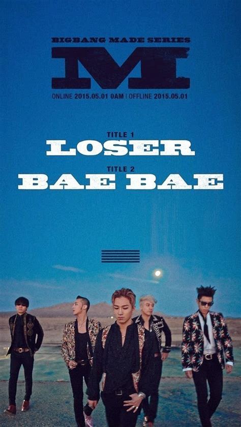 Big Bang performs new songs 'Loser' and 'Bae Bae' + reveals new music ...