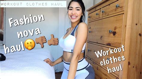 Fashion Nova Try On Activewear Haul 2019 Ropa Para El Gym Baratami Novio Hace Mi Voiceover