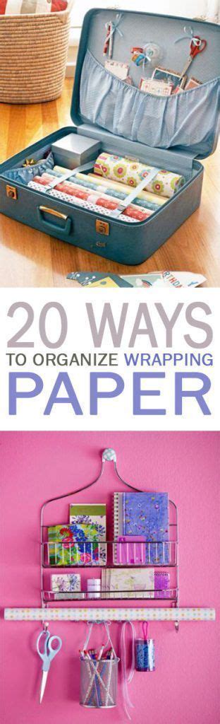 Ways To Organize Wrapping Paper Days Of Organization Wrapping