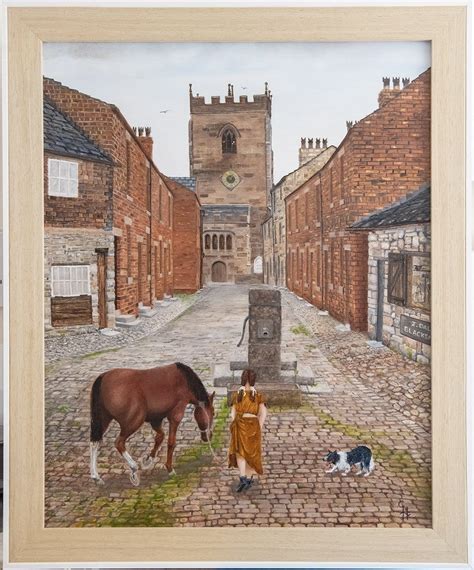 Church Street Croston George Horsfield Original Painting New Art