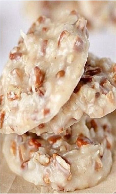 No Bake Coconut Pecan Praline Cookies Yourcooknow