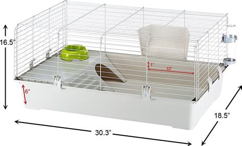 Ferplast Cavie Guinea Pig Cage Grey Chewy