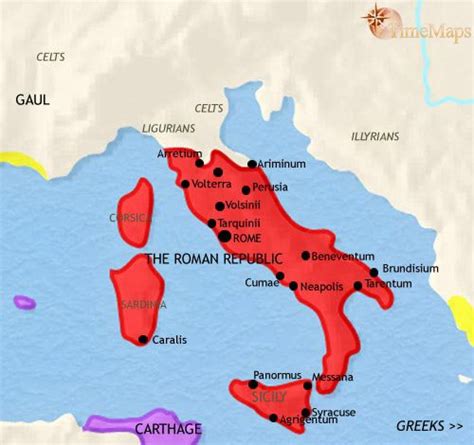 Map Of Italy During Roman Empire – Get Map Update